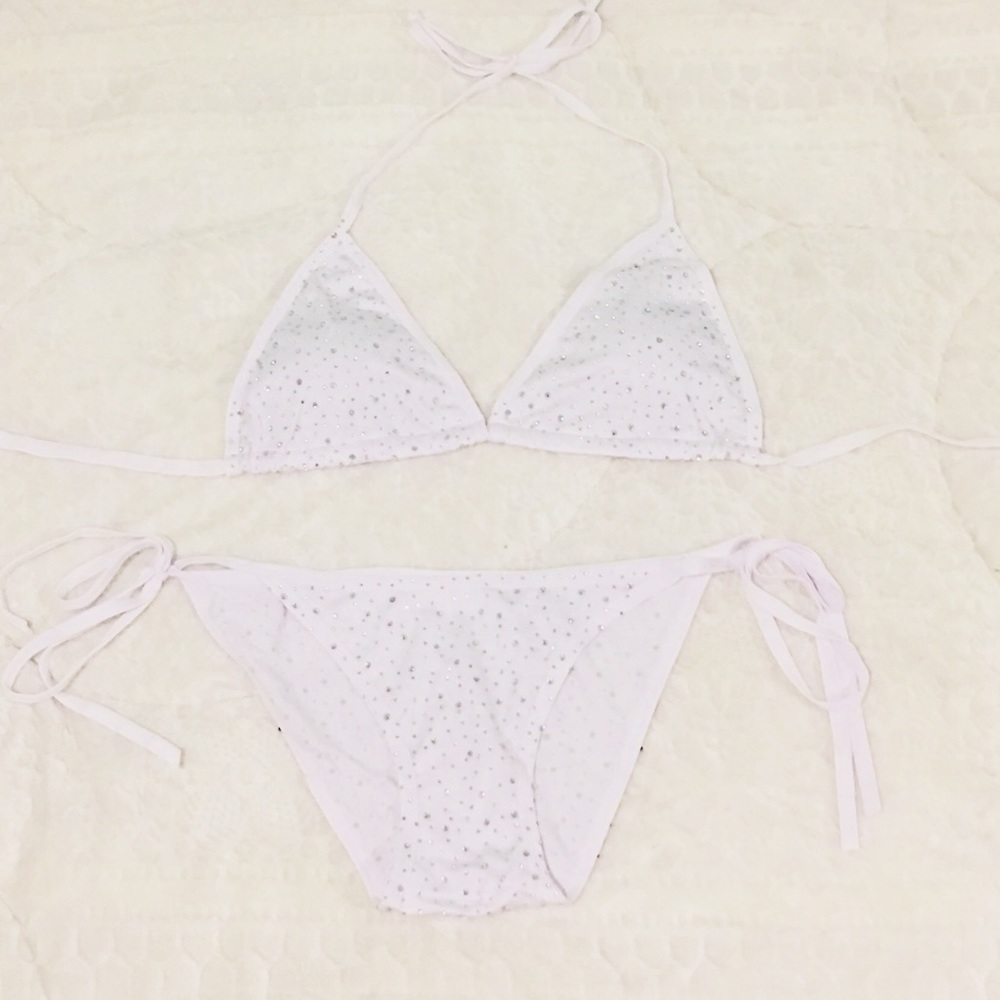 LAST 1! Midnight Bikini in White 🌠🎇🌇 - Picture 2 of 5